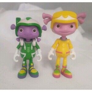 Floogals Toys Flo & Boomer Alien Figures One Backpack Lot of 2 Just Play